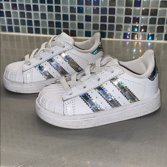 shell toe white and silver